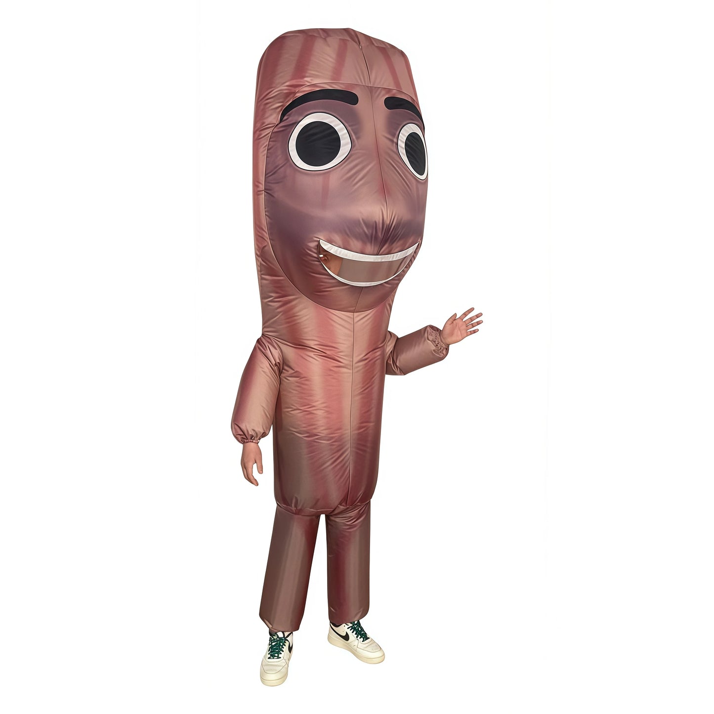 Déguisement Gonflable Tung Tung Tung Sahur, Costume Gonflable Premium