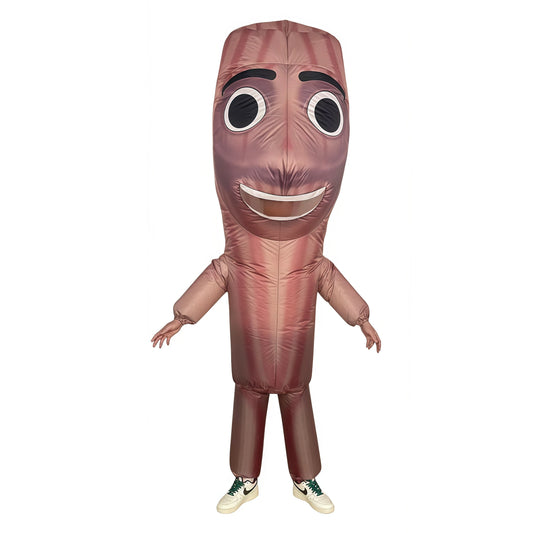 Déguisement Gonflable Tung Tung Tung Sahur, Costume Gonflable Premium